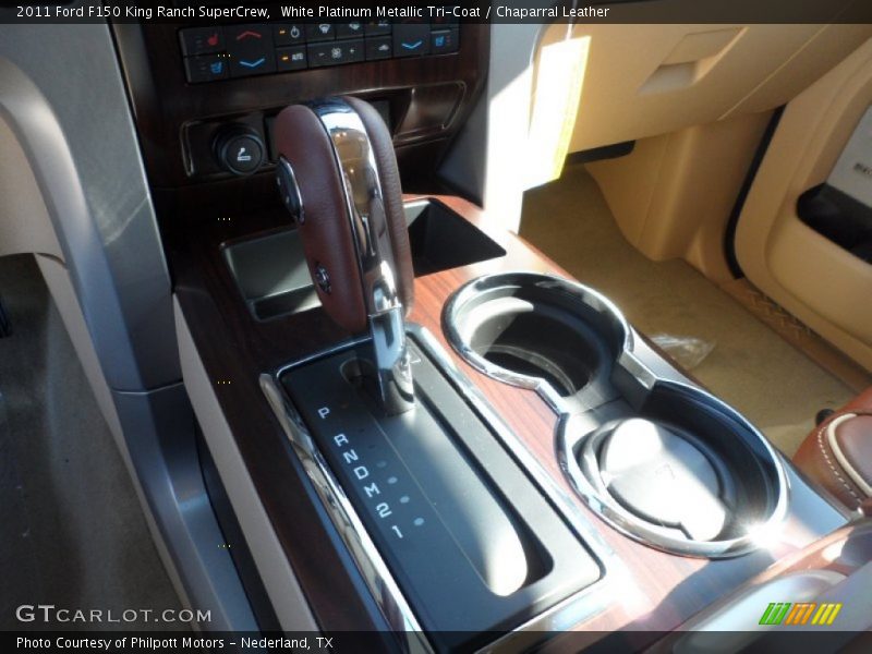 White Platinum Metallic Tri-Coat / Chaparral Leather 2011 Ford F150 King Ranch SuperCrew