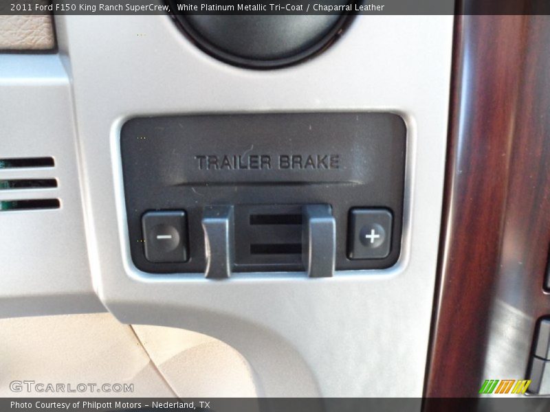 White Platinum Metallic Tri-Coat / Chaparral Leather 2011 Ford F150 King Ranch SuperCrew