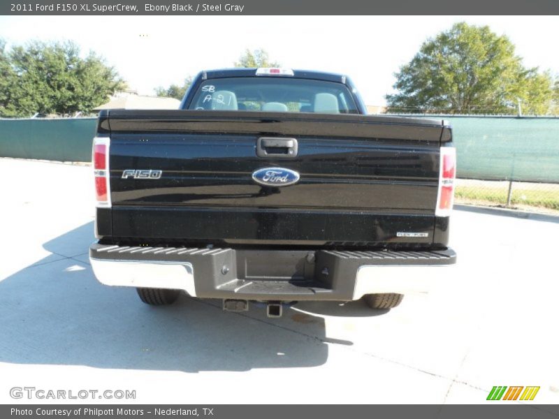 Ebony Black / Steel Gray 2011 Ford F150 XL SuperCrew