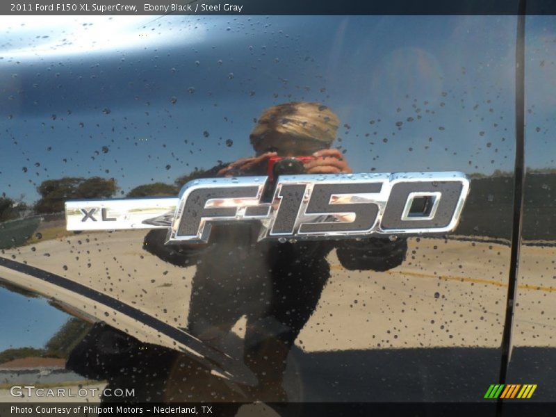 Ebony Black / Steel Gray 2011 Ford F150 XL SuperCrew