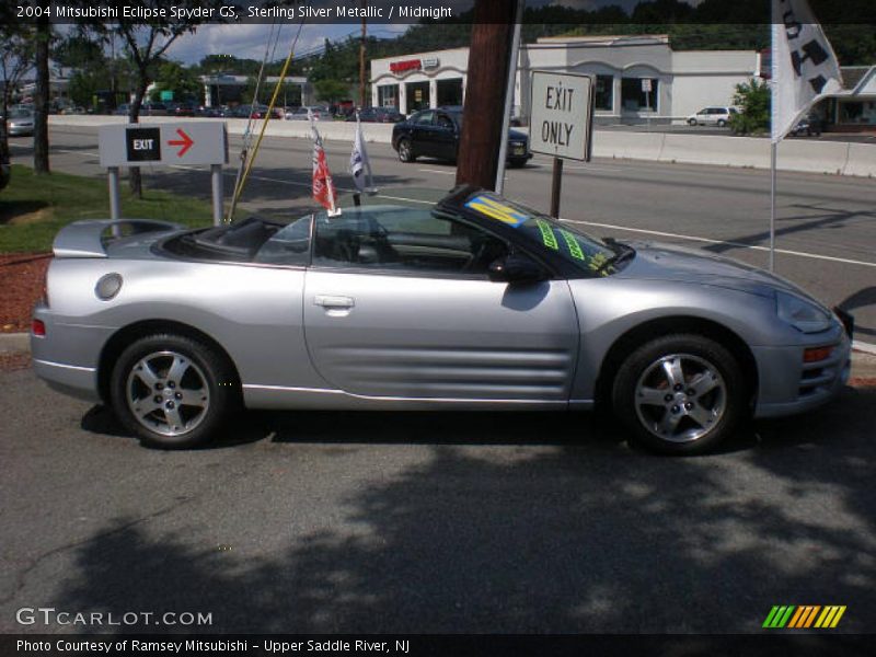 Sterling Silver Metallic / Midnight 2004 Mitsubishi Eclipse Spyder GS
