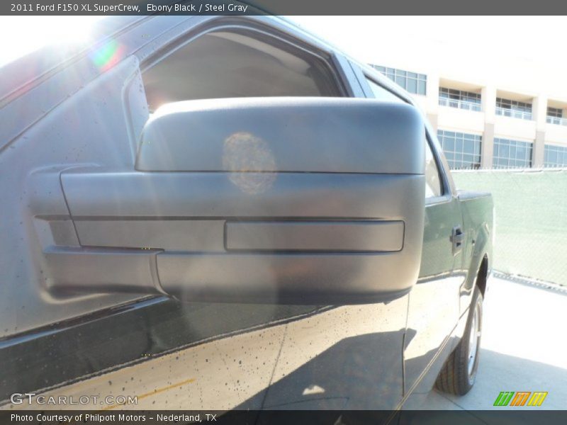 Ebony Black / Steel Gray 2011 Ford F150 XL SuperCrew