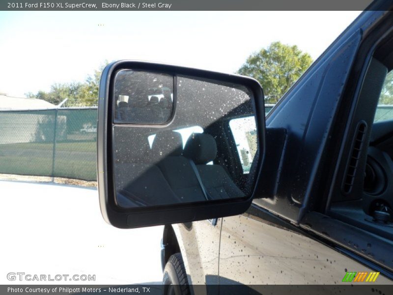 Ebony Black / Steel Gray 2011 Ford F150 XL SuperCrew