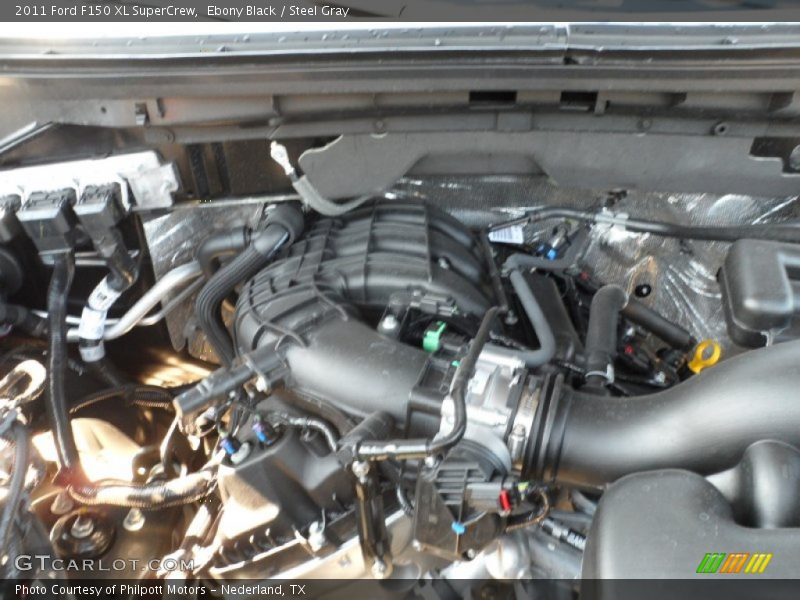 Ebony Black / Steel Gray 2011 Ford F150 XL SuperCrew