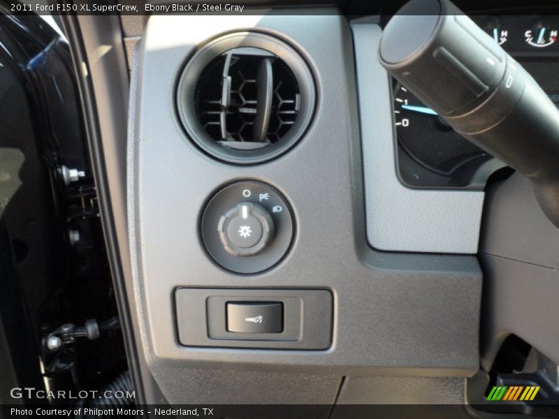 Ebony Black / Steel Gray 2011 Ford F150 XL SuperCrew