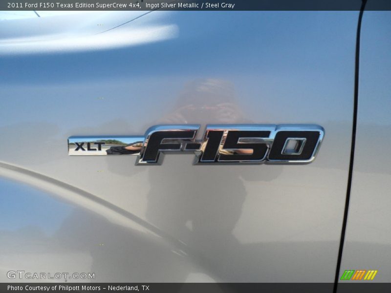 Ingot Silver Metallic / Steel Gray 2011 Ford F150 Texas Edition SuperCrew 4x4