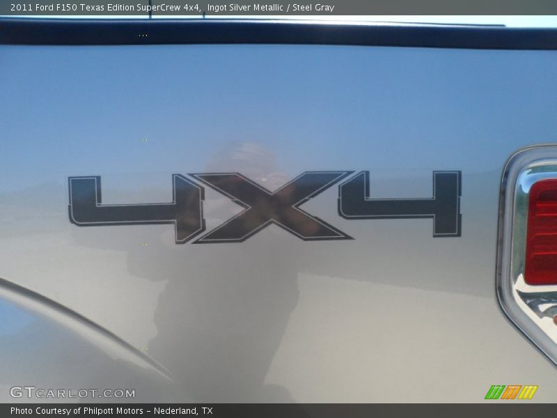 Ingot Silver Metallic / Steel Gray 2011 Ford F150 Texas Edition SuperCrew 4x4