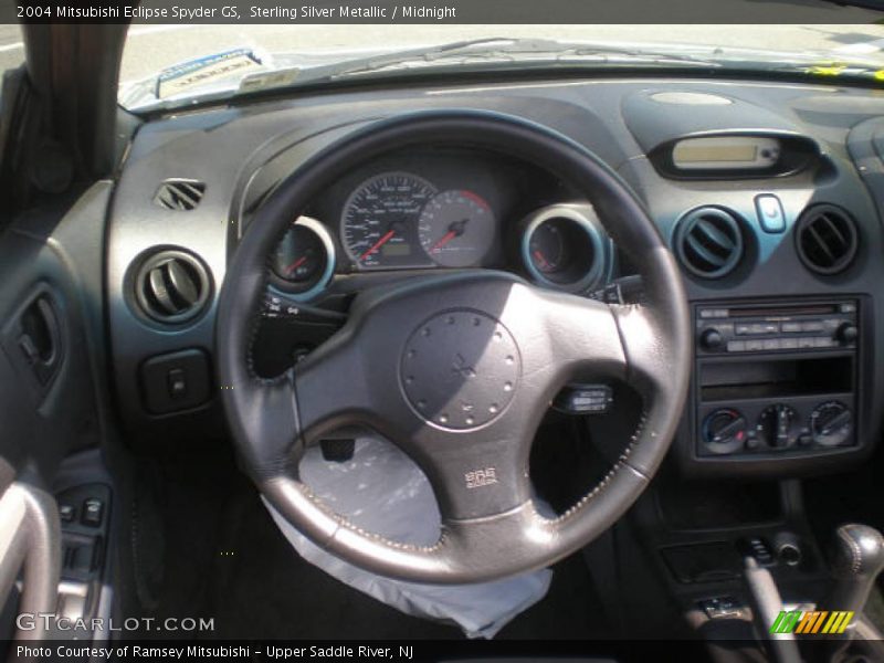 Sterling Silver Metallic / Midnight 2004 Mitsubishi Eclipse Spyder GS