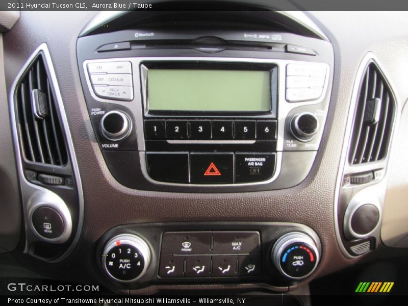 Aurora Blue / Taupe 2011 Hyundai Tucson GLS