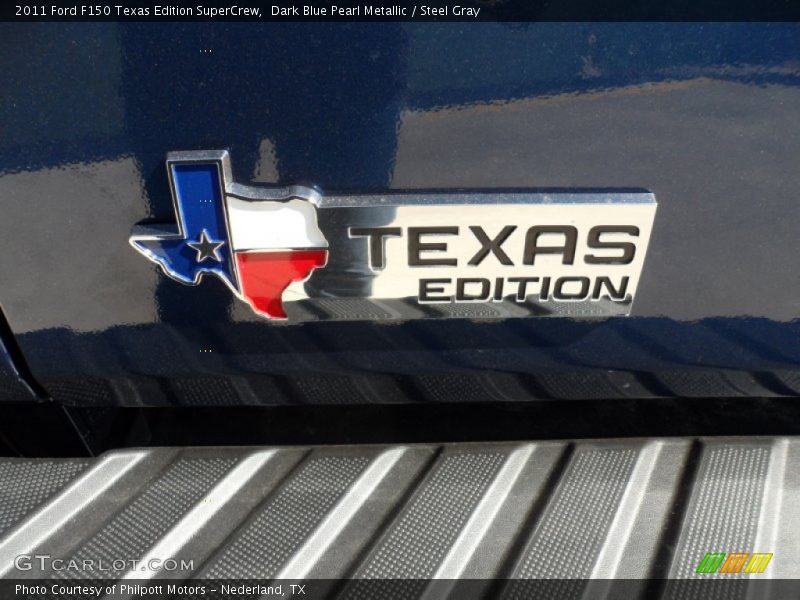 Dark Blue Pearl Metallic / Steel Gray 2011 Ford F150 Texas Edition SuperCrew