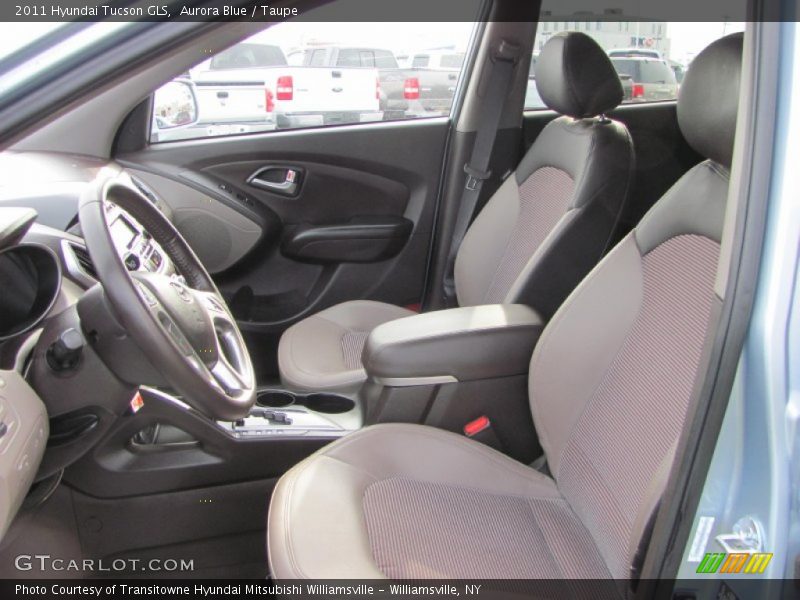 Aurora Blue / Taupe 2011 Hyundai Tucson GLS