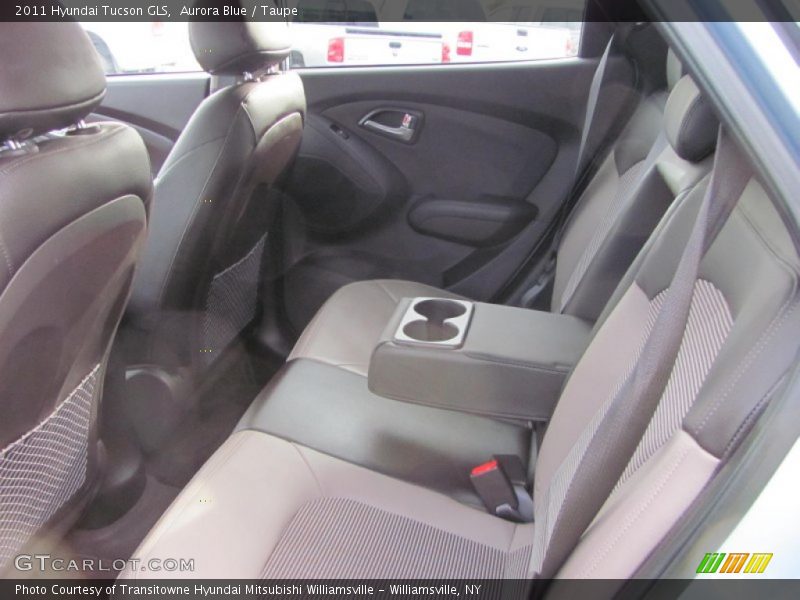 Aurora Blue / Taupe 2011 Hyundai Tucson GLS