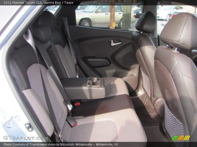 Aurora Blue / Taupe 2011 Hyundai Tucson GLS