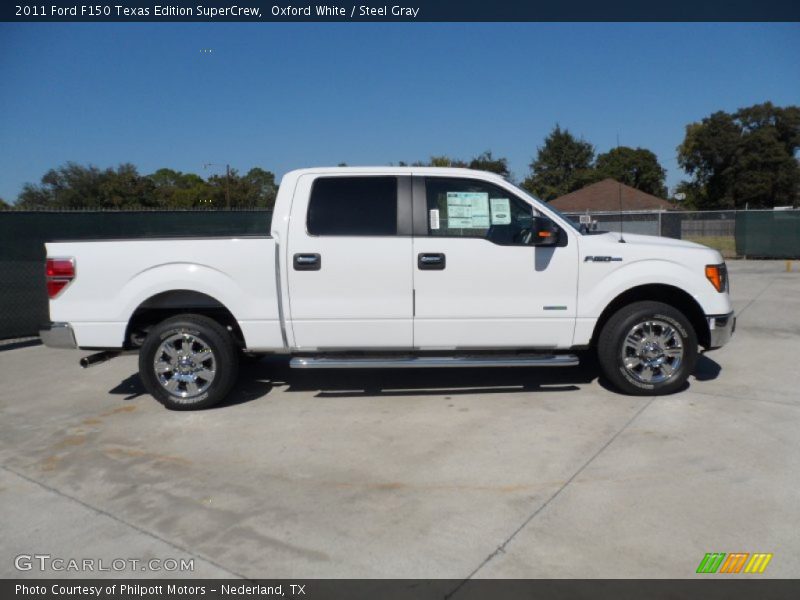 Oxford White / Steel Gray 2011 Ford F150 Texas Edition SuperCrew