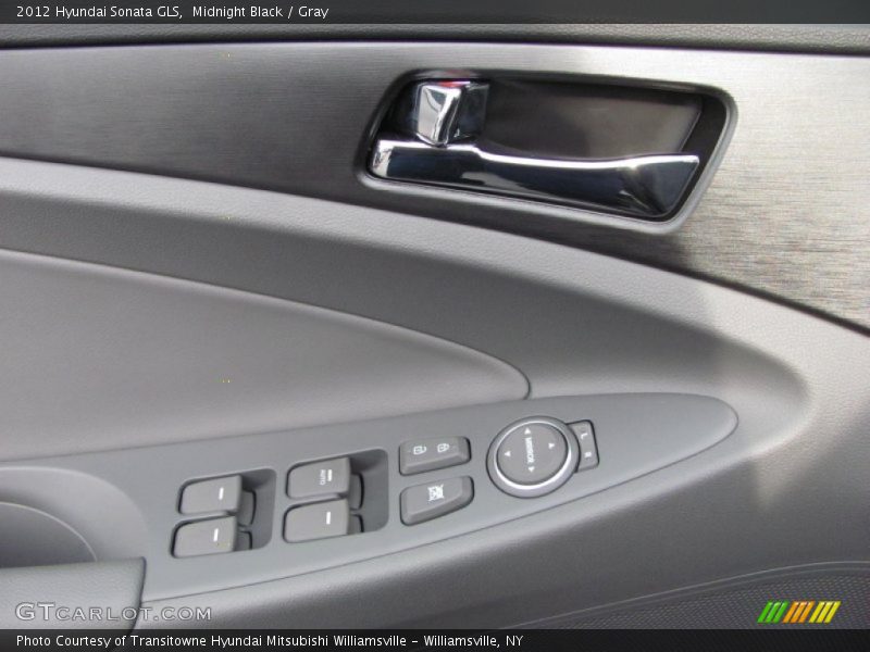 Midnight Black / Gray 2012 Hyundai Sonata GLS