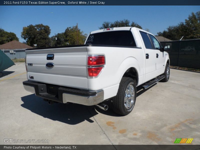 Oxford White / Steel Gray 2011 Ford F150 Texas Edition SuperCrew