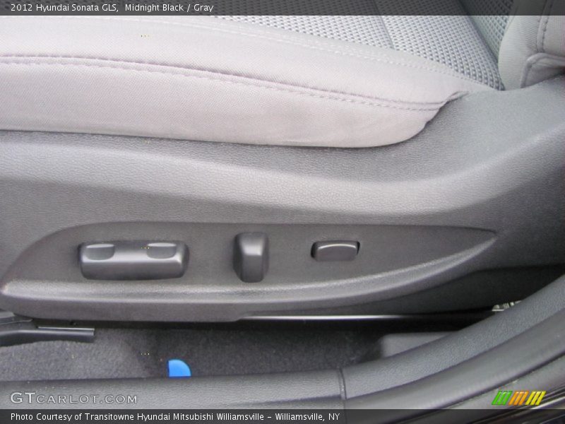 Midnight Black / Gray 2012 Hyundai Sonata GLS