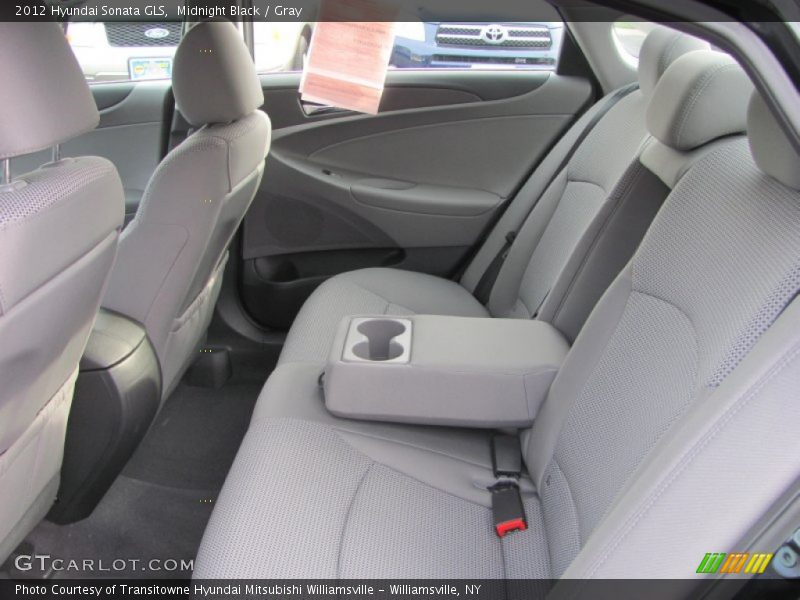 Midnight Black / Gray 2012 Hyundai Sonata GLS