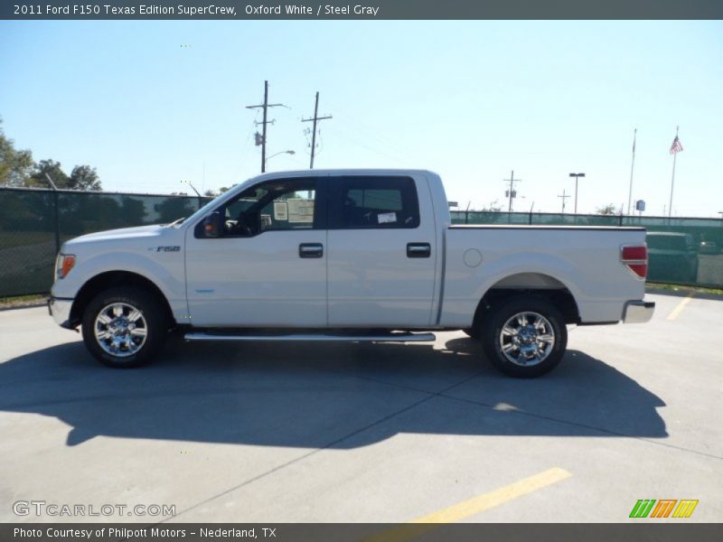 Oxford White / Steel Gray 2011 Ford F150 Texas Edition SuperCrew