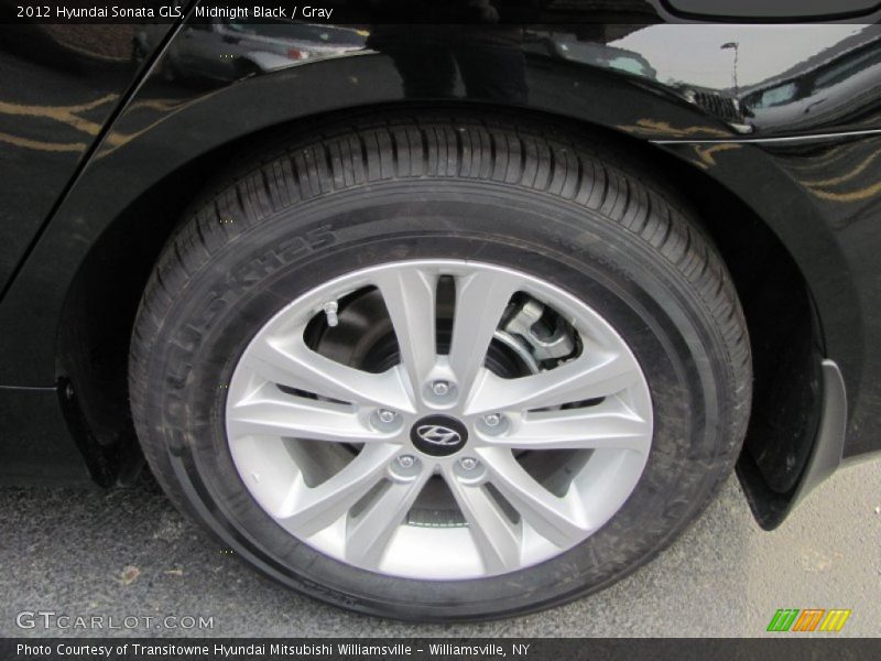 Midnight Black / Gray 2012 Hyundai Sonata GLS