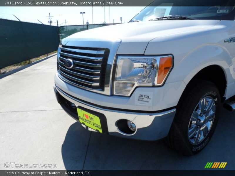 Oxford White / Steel Gray 2011 Ford F150 Texas Edition SuperCrew