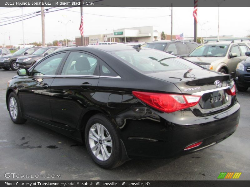Midnight Black / Gray 2012 Hyundai Sonata GLS