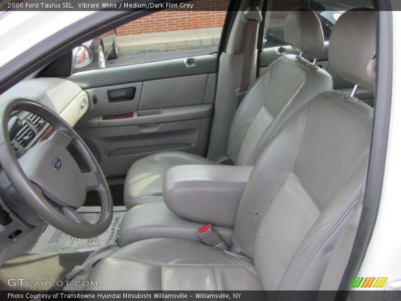 Vibrant White / Medium/Dark Flint Grey 2006 Ford Taurus SEL