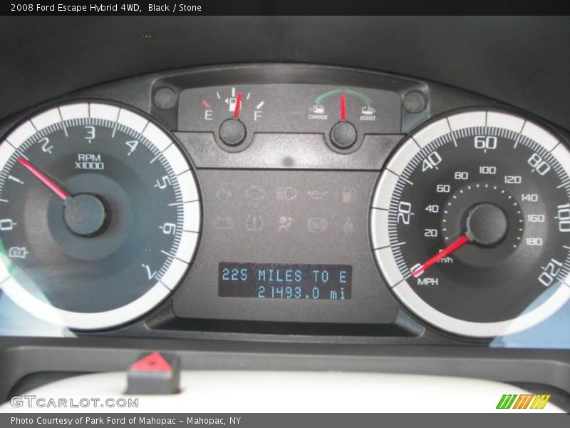 Black / Stone 2008 Ford Escape Hybrid 4WD