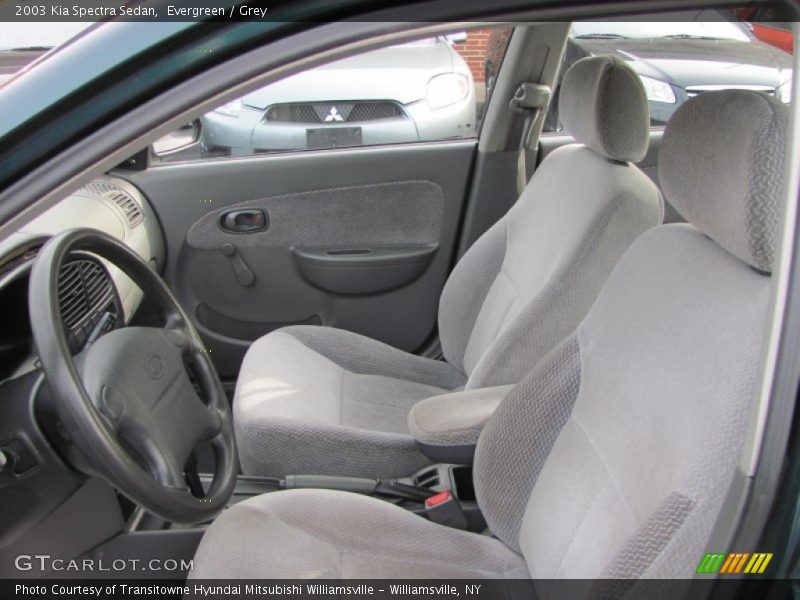  2003 Spectra Sedan Grey Interior
