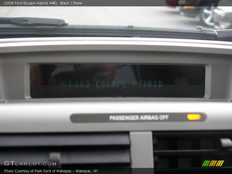 Black / Stone 2008 Ford Escape Hybrid 4WD