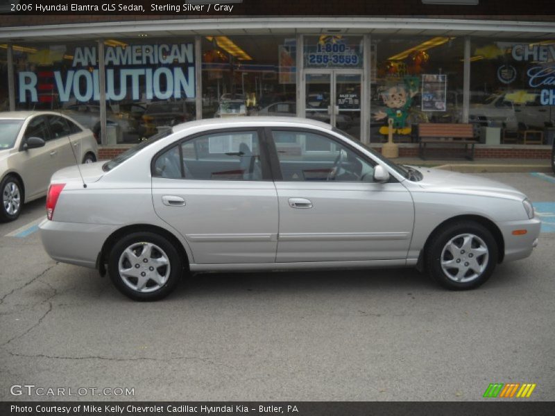 Sterling Silver / Gray 2006 Hyundai Elantra GLS Sedan