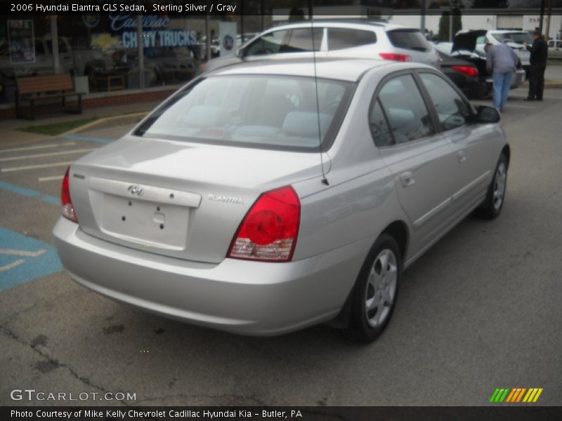 Sterling Silver / Gray 2006 Hyundai Elantra GLS Sedan