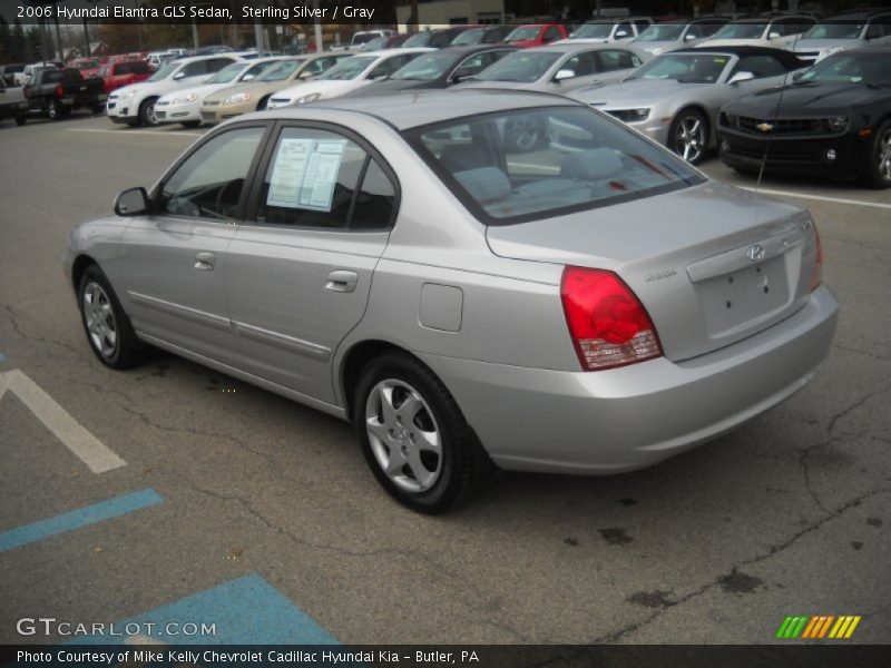 Sterling Silver / Gray 2006 Hyundai Elantra GLS Sedan