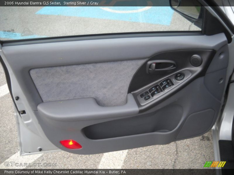 Sterling Silver / Gray 2006 Hyundai Elantra GLS Sedan