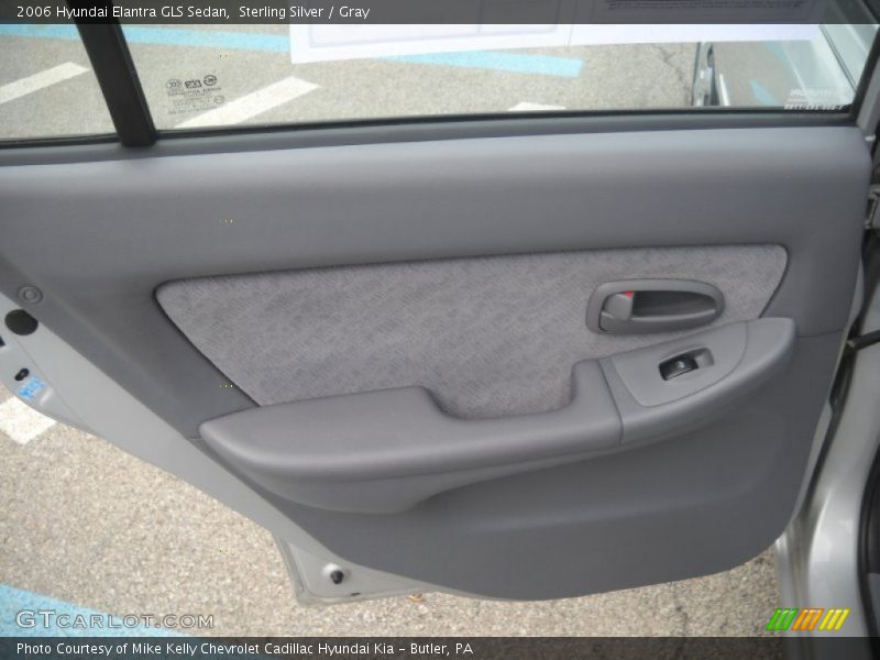 Sterling Silver / Gray 2006 Hyundai Elantra GLS Sedan