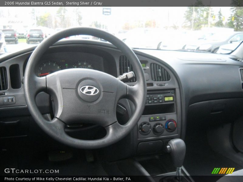 Sterling Silver / Gray 2006 Hyundai Elantra GLS Sedan