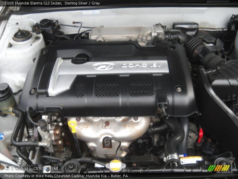 Sterling Silver / Gray 2006 Hyundai Elantra GLS Sedan