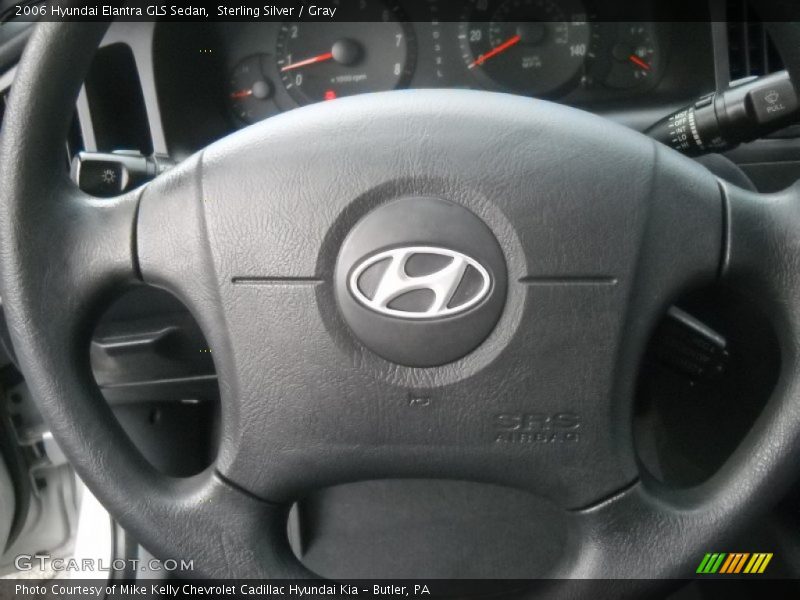 Sterling Silver / Gray 2006 Hyundai Elantra GLS Sedan