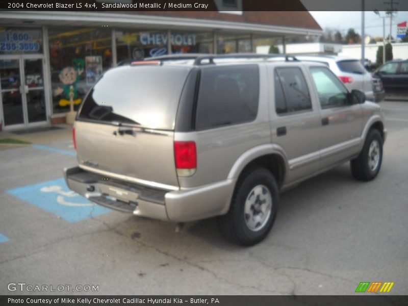 Sandalwood Metallic / Medium Gray 2004 Chevrolet Blazer LS 4x4