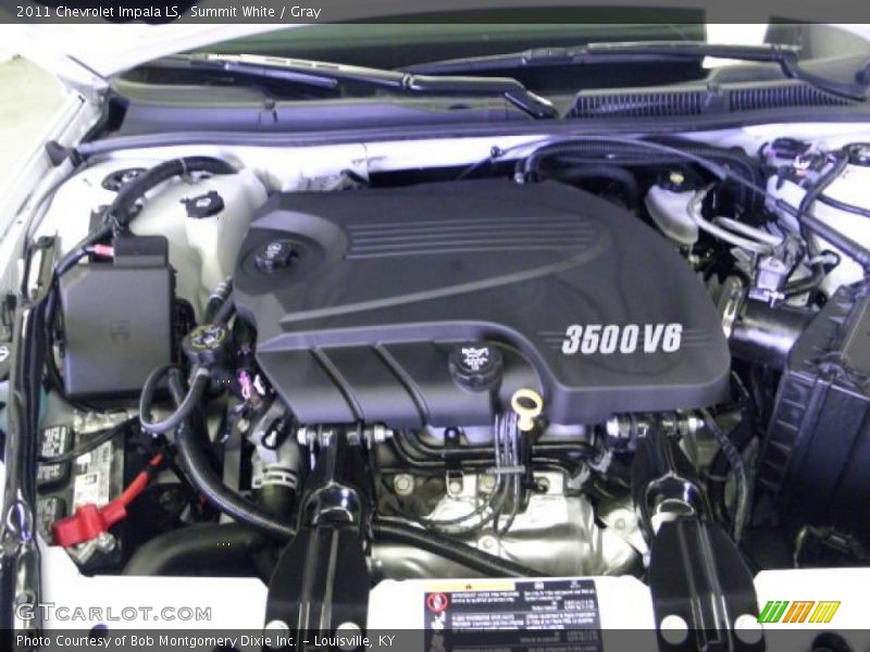 Summit White / Gray 2011 Chevrolet Impala LS
