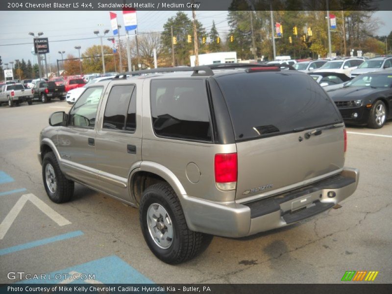 Sandalwood Metallic / Medium Gray 2004 Chevrolet Blazer LS 4x4