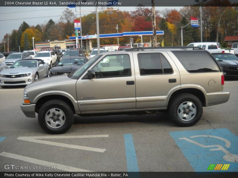 Sandalwood Metallic / Medium Gray 2004 Chevrolet Blazer LS 4x4