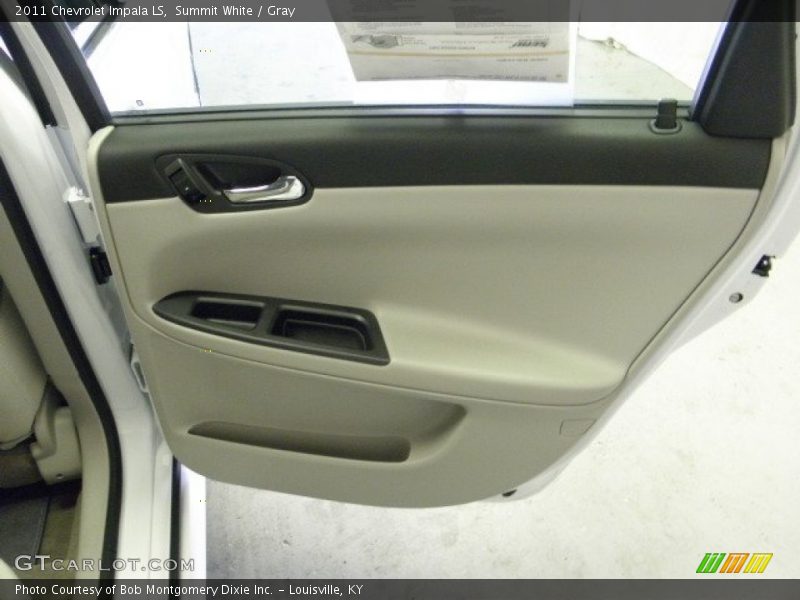 Summit White / Gray 2011 Chevrolet Impala LS