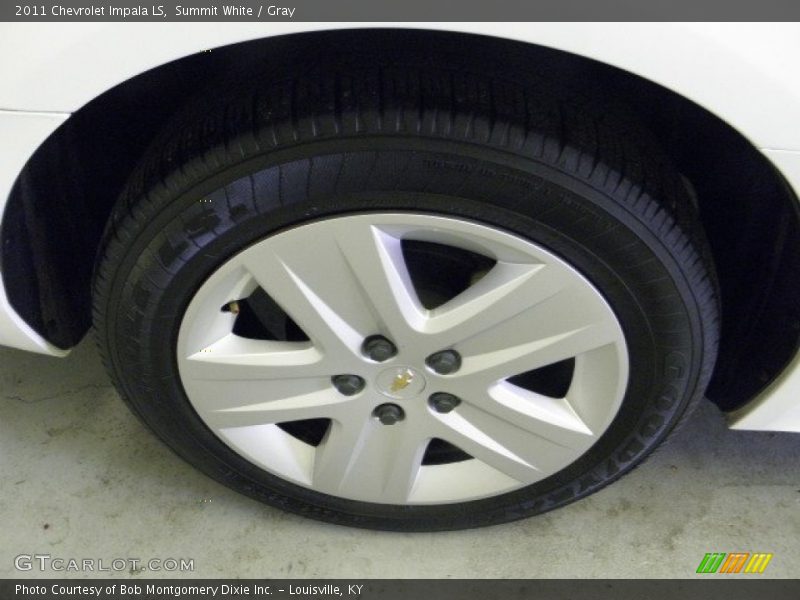 Summit White / Gray 2011 Chevrolet Impala LS