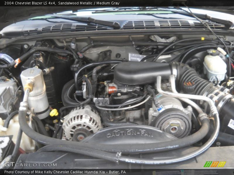 Sandalwood Metallic / Medium Gray 2004 Chevrolet Blazer LS 4x4