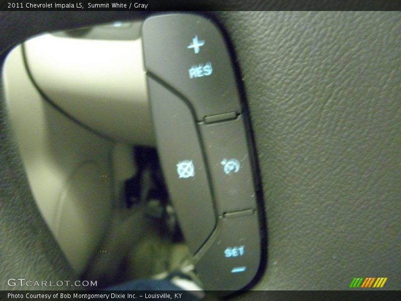 Summit White / Gray 2011 Chevrolet Impala LS