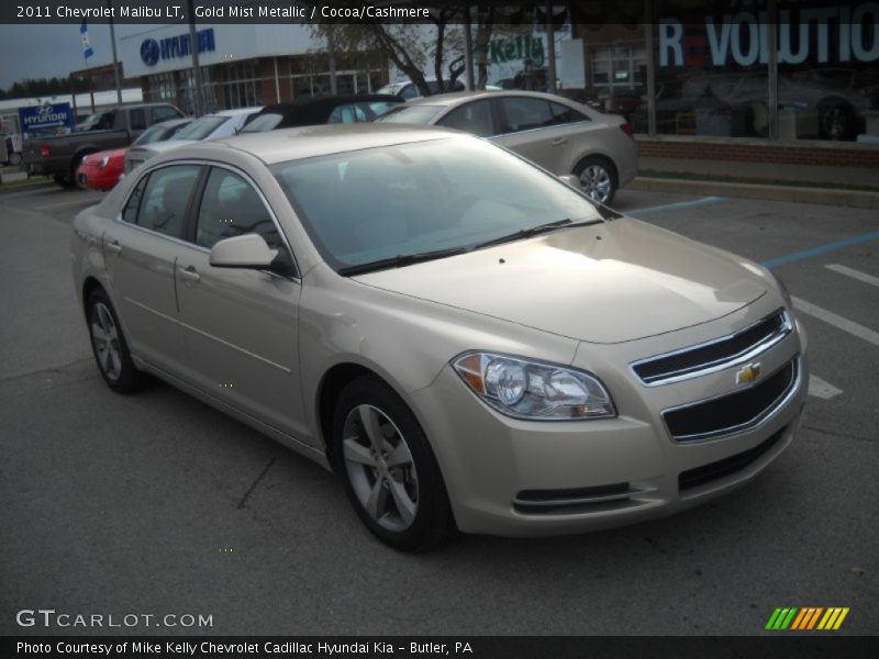 Gold Mist Metallic / Cocoa/Cashmere 2011 Chevrolet Malibu LT