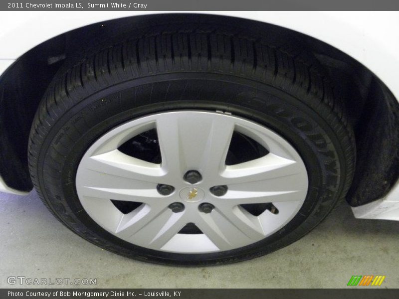 Summit White / Gray 2011 Chevrolet Impala LS