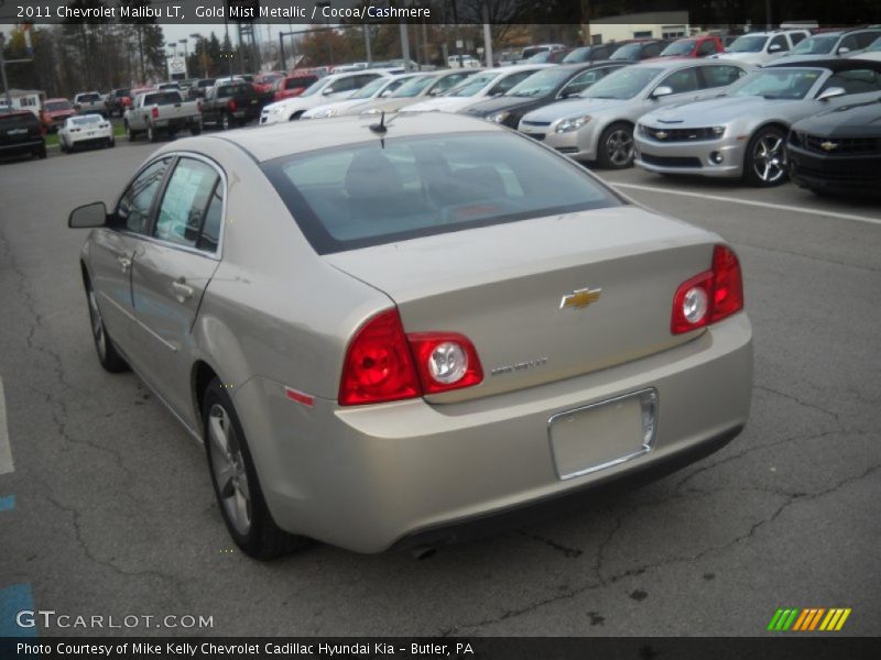 Gold Mist Metallic / Cocoa/Cashmere 2011 Chevrolet Malibu LT