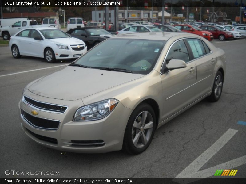 Gold Mist Metallic / Cocoa/Cashmere 2011 Chevrolet Malibu LT
